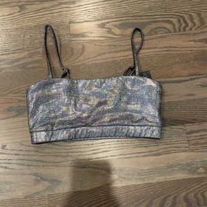 BEACH RIOT SPARKLY SPORTS BRA